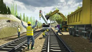 Train Construction Crane Simulator 17 & Builder 3D截图4