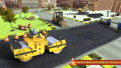 New Highway Builder 3D - Construction Games Free截图2