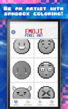 Emoji Art - Pixel Art Coloring Book截图1