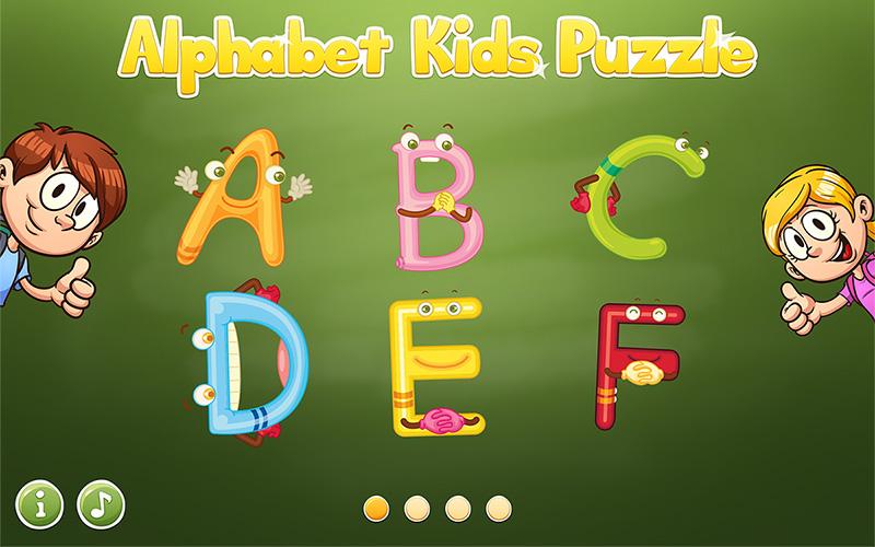 Alphabet Kids Puzzle截图2