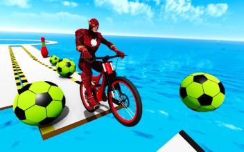 Superheroes BMX Stunts Bike Race Free截图5