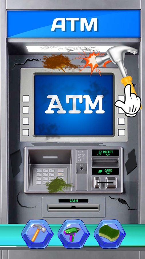 ATM Machine Cleaning & Fixing Games-ATM Cash Games截图3