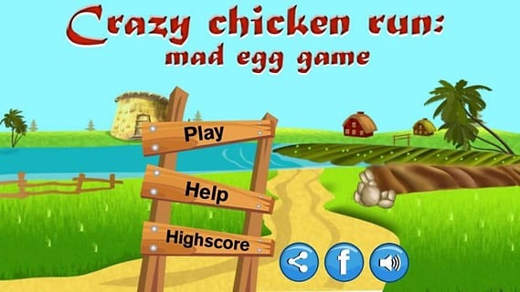 瘋狂的小雞快跑：瘋狂的遊戲截图1