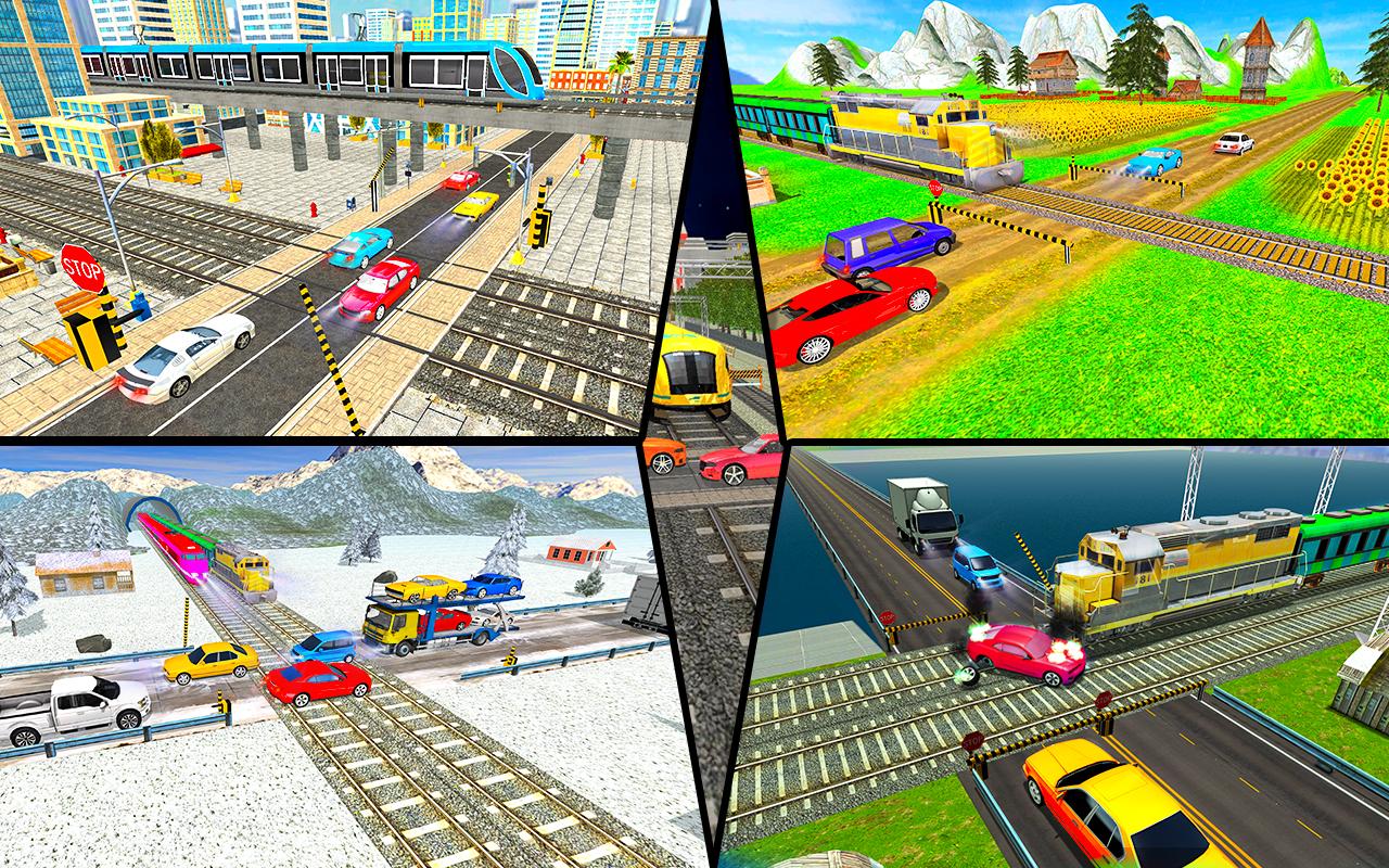 Railroad Crossing Game – Free Train Simulator截图2