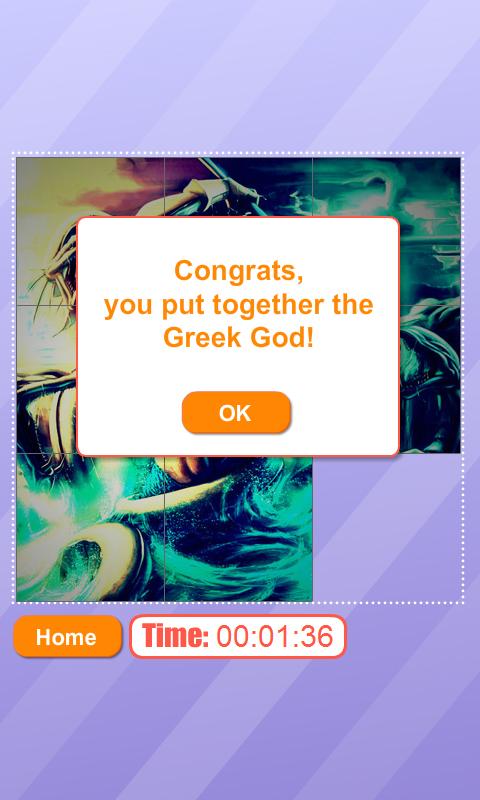 Greek Gods Sliding Puzzle截图3