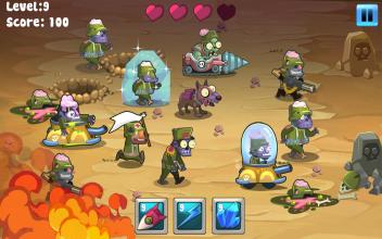 Zombie Smasher: War Defense Games截图2