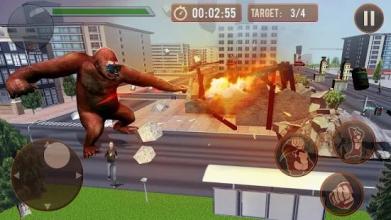 Mad Gorilla Rampage: City Smasher 3D截图4