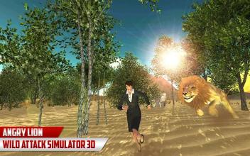 Angry Lion Village Attack - Wild Lion Simulator 3D截图3