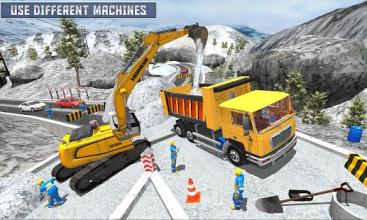 Snow Rescue Excavator 2018截图5