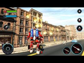 Flying Robot FireFighter: Truck Transform Game截图2