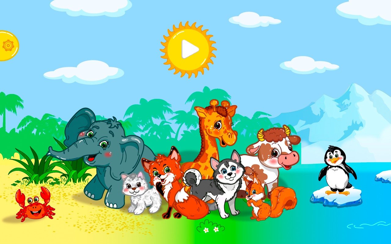 Animal puzzles Free 1+截图1