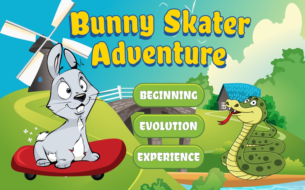 Bunny Skater Adventure截图2