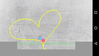 Balls in Love Line | Physics Brain Puzzle Dots截图2