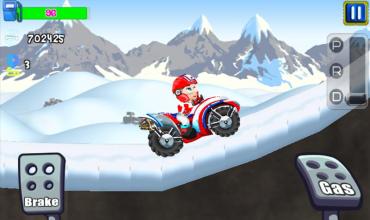 Little Paw Ryder ATV Hill Racing : new patrol game截图2