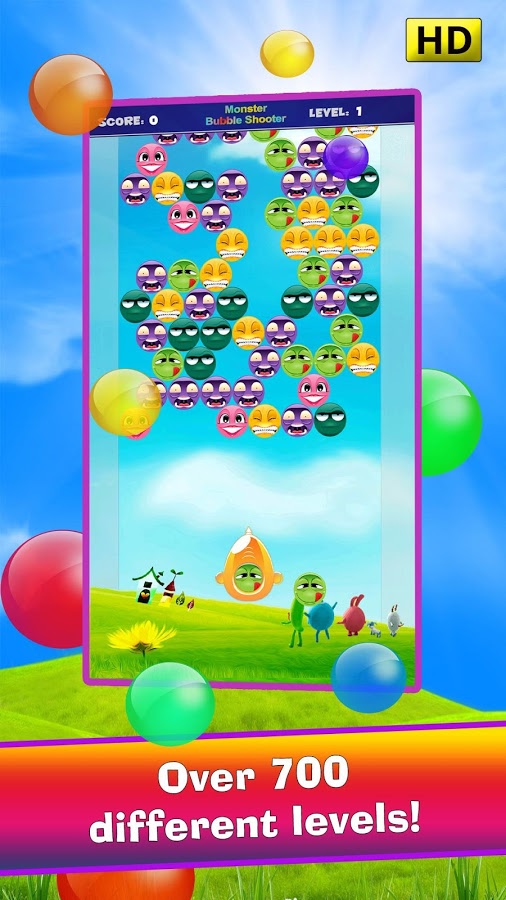 Monster Bubble Shooter HD截图1