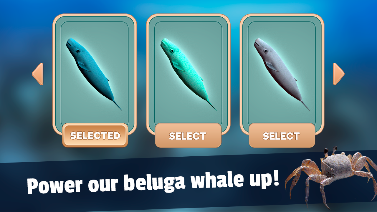 Beluga Whale Simulator - Underwater Life 3D截图2