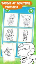 Super Hero Coloring Iron截图5