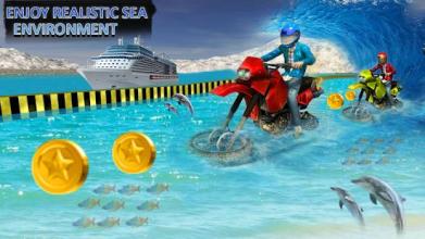 water surfing Motorbike Race Adventure截图4