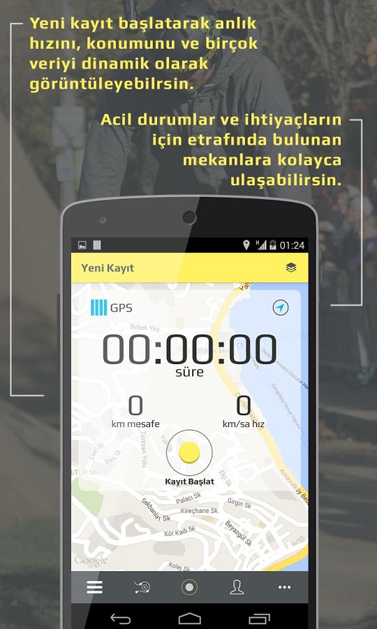 RouteUp - Rota ve Kayıt Takip截图1