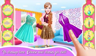 Doll Princess Makeover Salon Free截图2