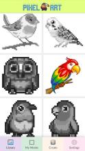 Bird Color By Number: Pixel Art Bird截图2