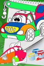 Cars Coloring - Book Paint截图4