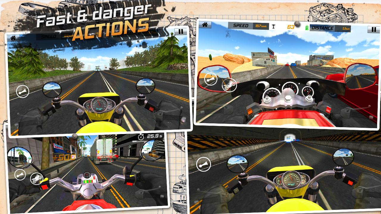 Traffic Rider: Highway Race截图2