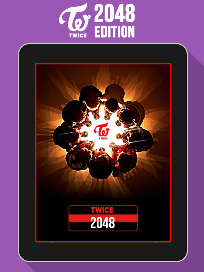 2048 TWICE Puzzle Game截图1