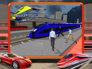 Rail Bullet Train Driver Game截图4