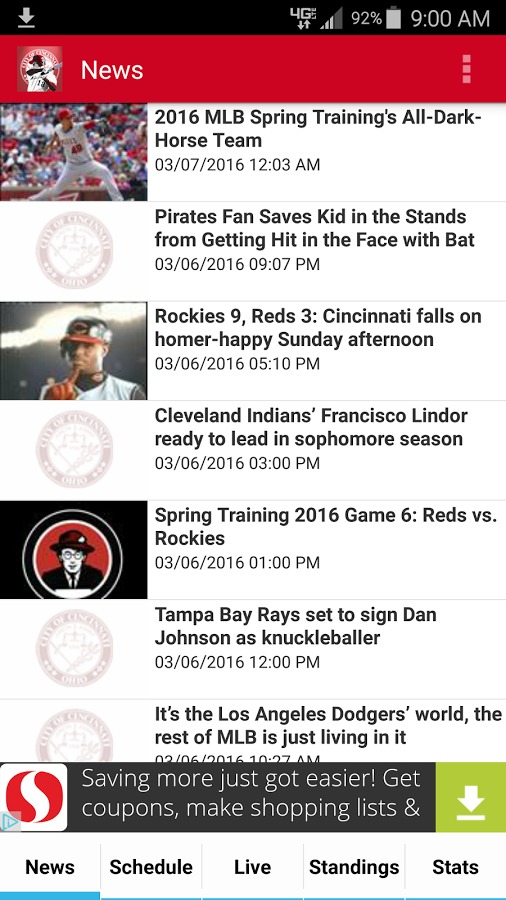 Cincinnati Baseball Ad截图1