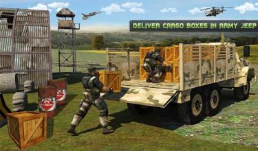 Offroad Army Transporter Truck Driver: Army Games截图2