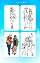 Anime Color by Number  Anime Coloring Book截图2