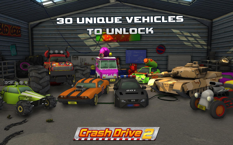 Crash Drive 2 - 多人游戏 Race 3D截图2
