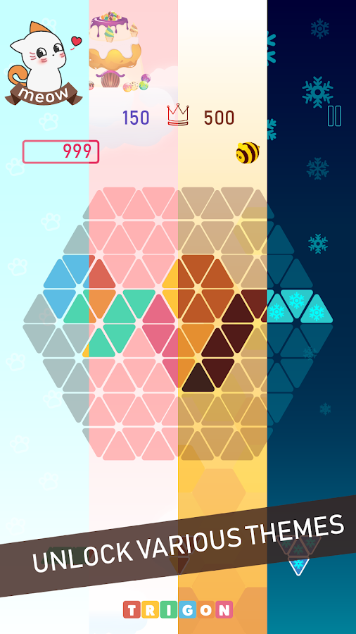 Trigon! Free 1010 Puzzle Game截图2