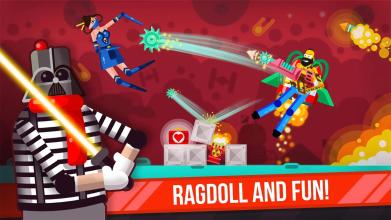 Ragdoll Rage Heroes Arena截图3