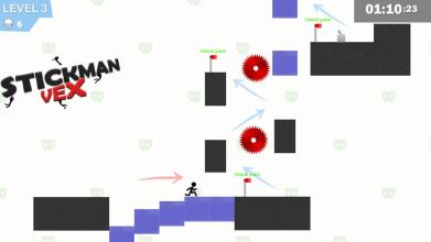 Stickman Vex Parkour Platform Boost截图4