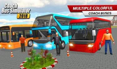 Coach Bus 2018: City Bus Driving Simulator Game截图1