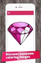 Сoloring book Diamonds - color art pictures free截图3