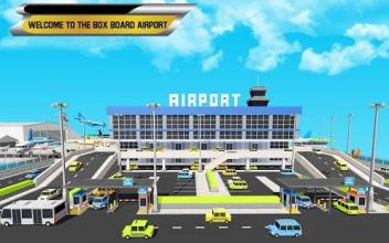 Blocky Airport Ground Flight Staff Simulator Game截图2