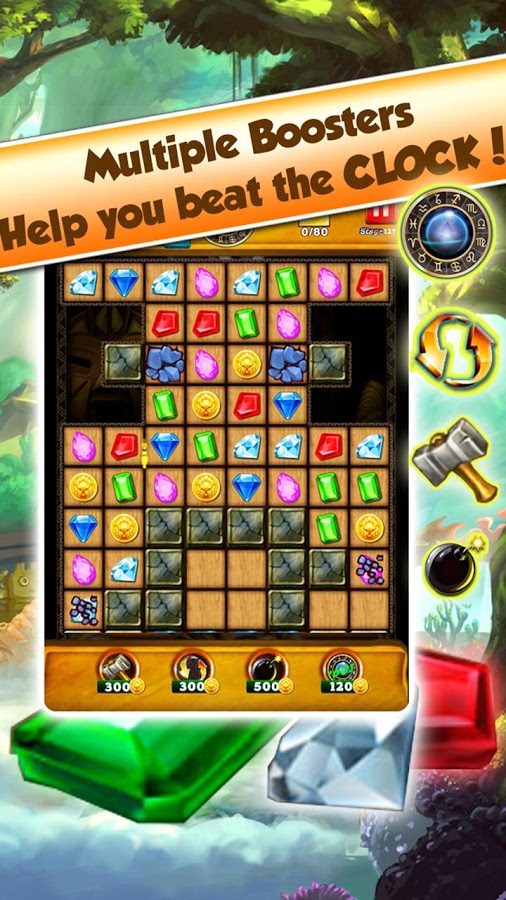 Gem Quest Hero - Match 3 Game截图2