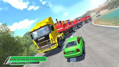 Long Trailer Euro Truck Cargo Transporter Drive截图1