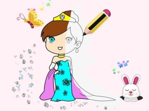 Kids Princess Coloring Book *截图1