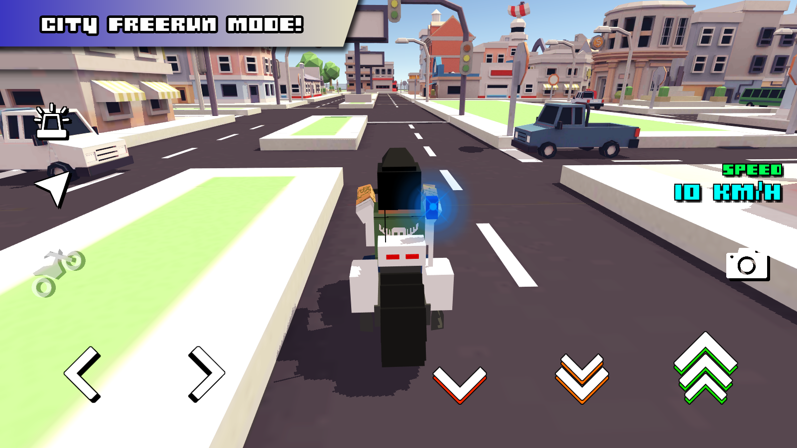 Blocky Moto Racing截图1