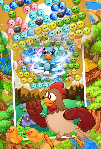 bubble crazy duck bird截图5