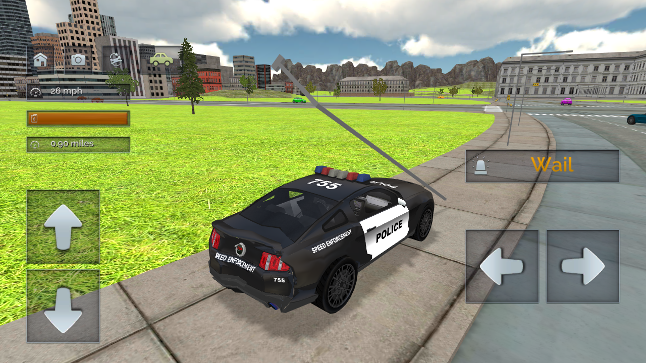 Cop Car Police Chase Driving截图1