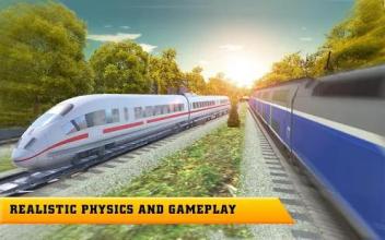 Bullet Train Driving Super Fast Train Games 2018截图4