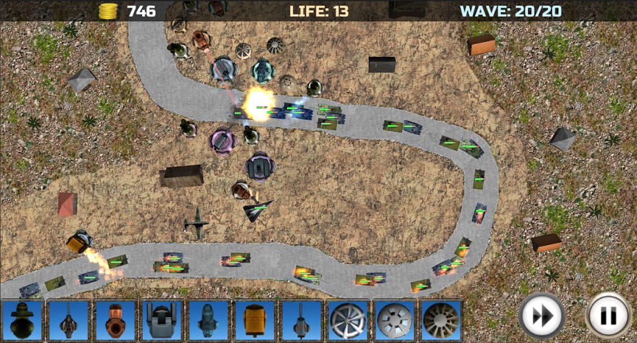 Tower Defense: Turrets Lite截图3