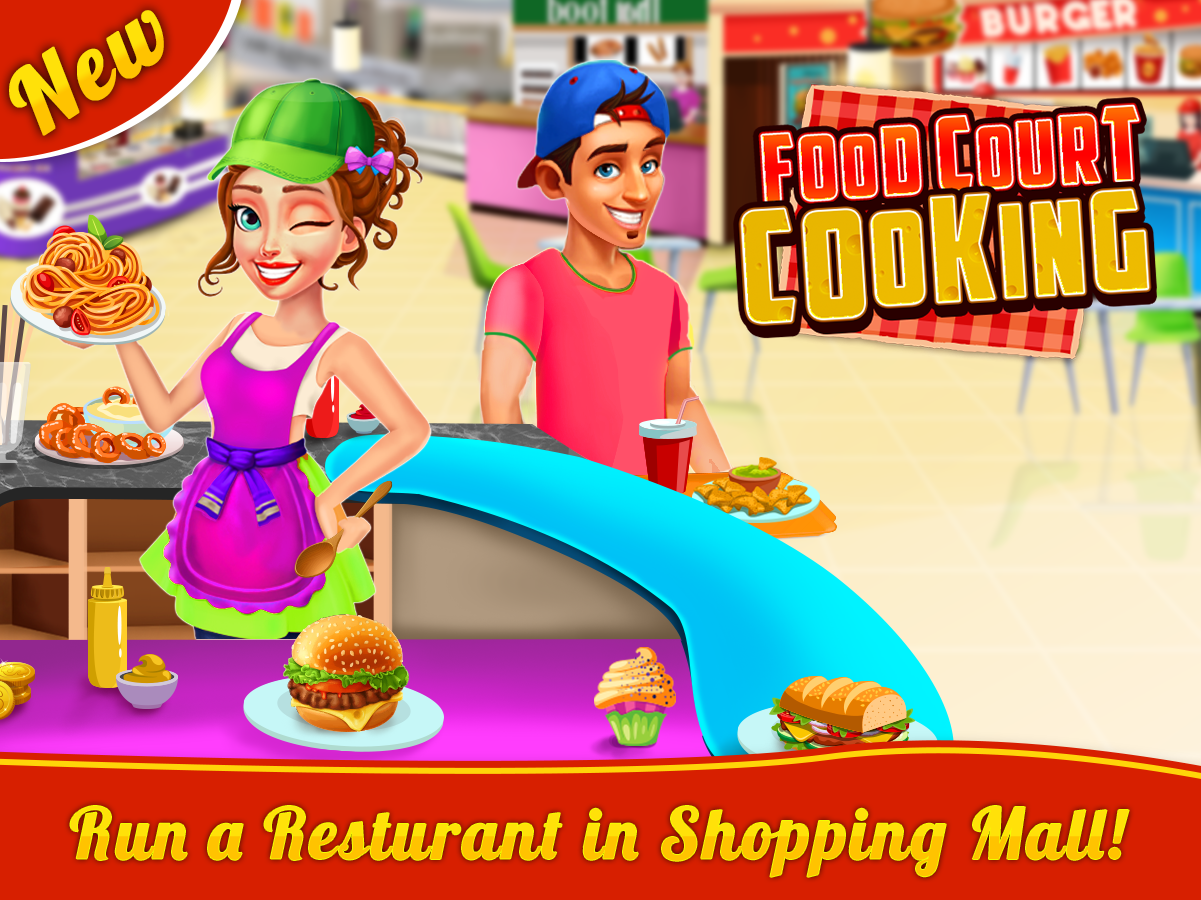 Food Court Cooking - Fast Food Mall Fever截图2