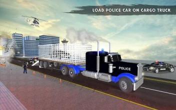 US Police Robot Transport Truck Driving Games截图5