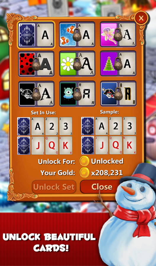 Christmas Solitaire: Santa's Winter Wonderland截图1